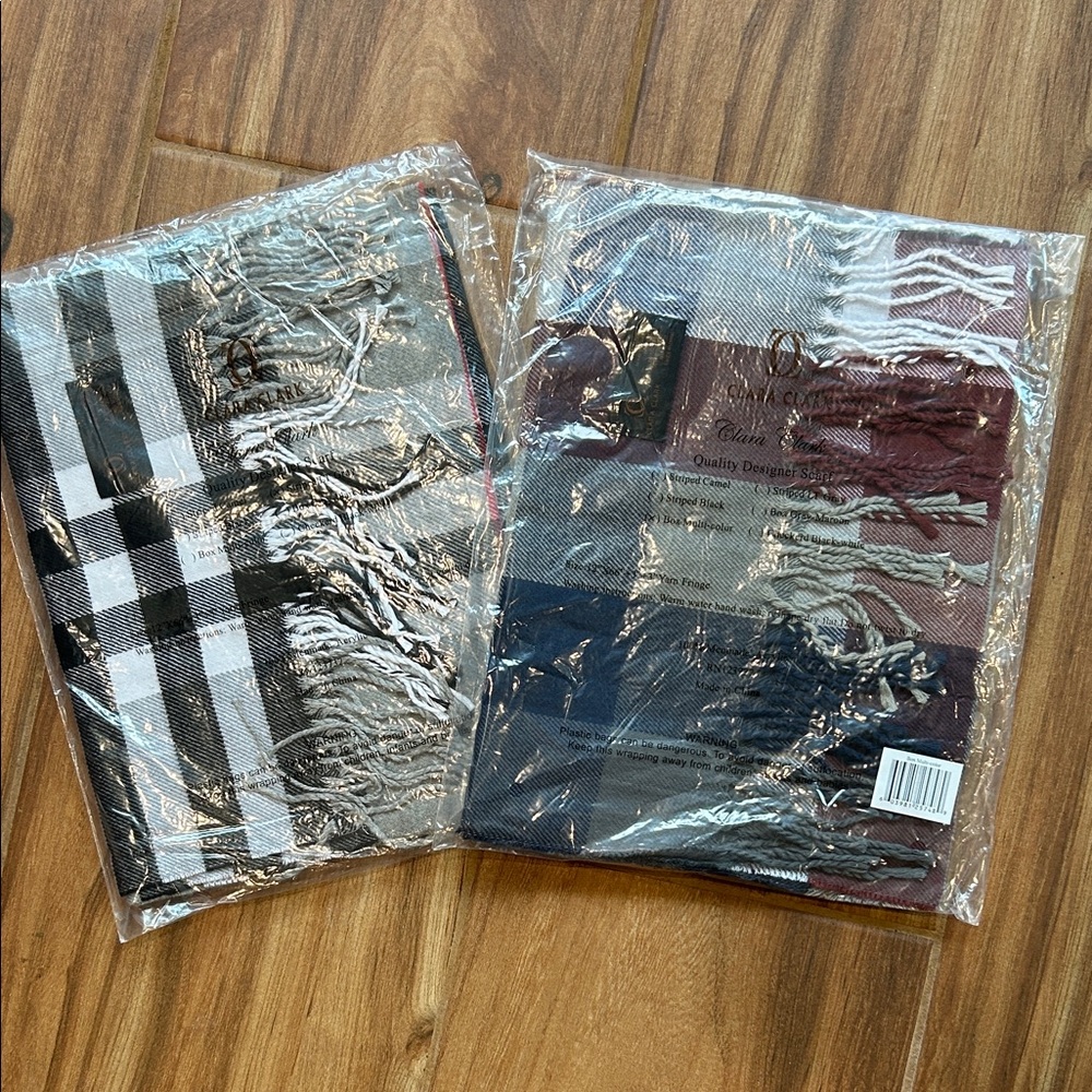 New Clara Clark Designer Scarves (Set 2)